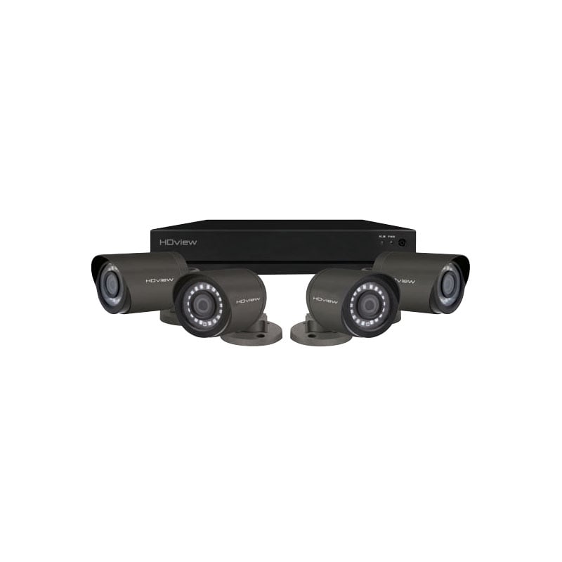 ESP 8Ch 4MP 4TB Full HD 4 Grey Bullet Camera Kit