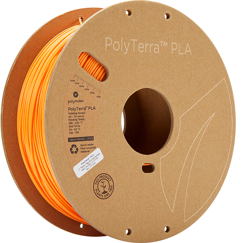 PolyTerra PLA Sunrise Orange 1.75mm 1Kg