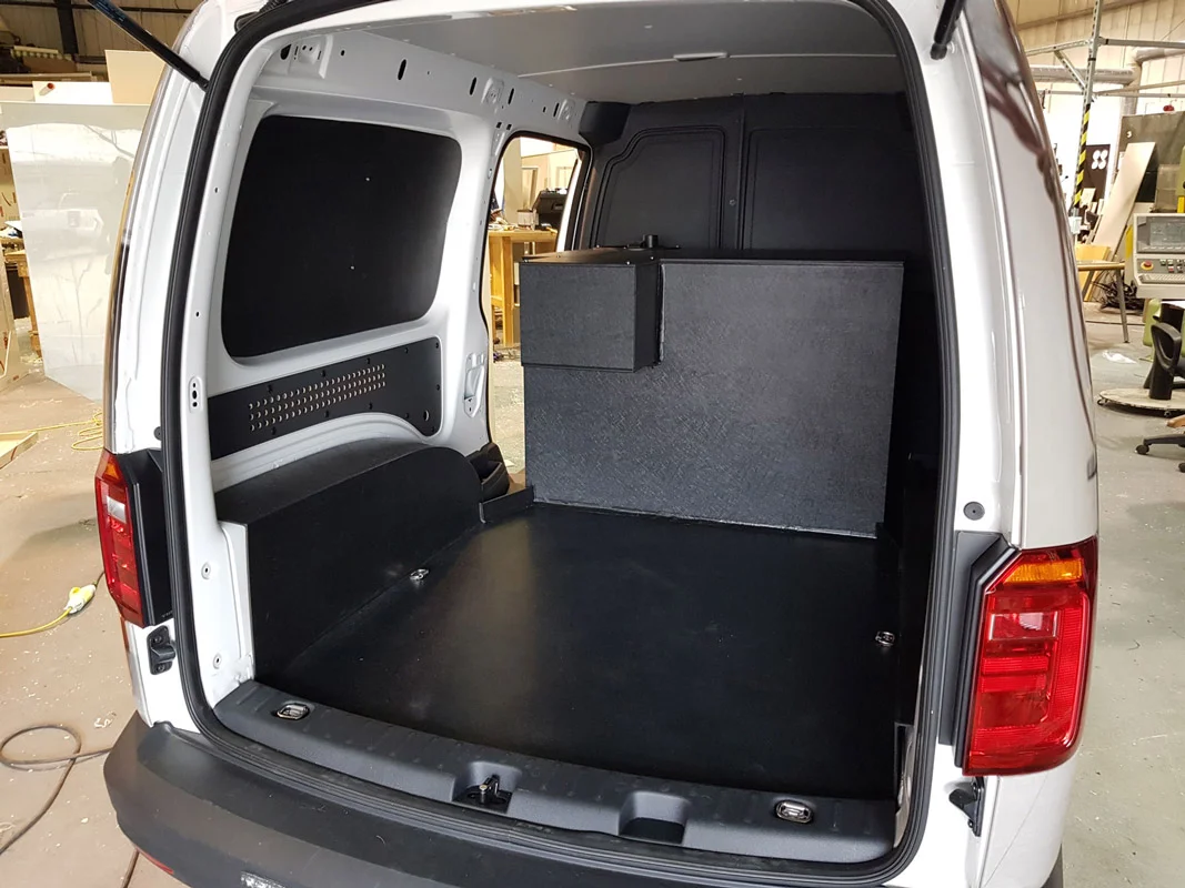 Custom Van Lining With Non-Slip Plastic Panels