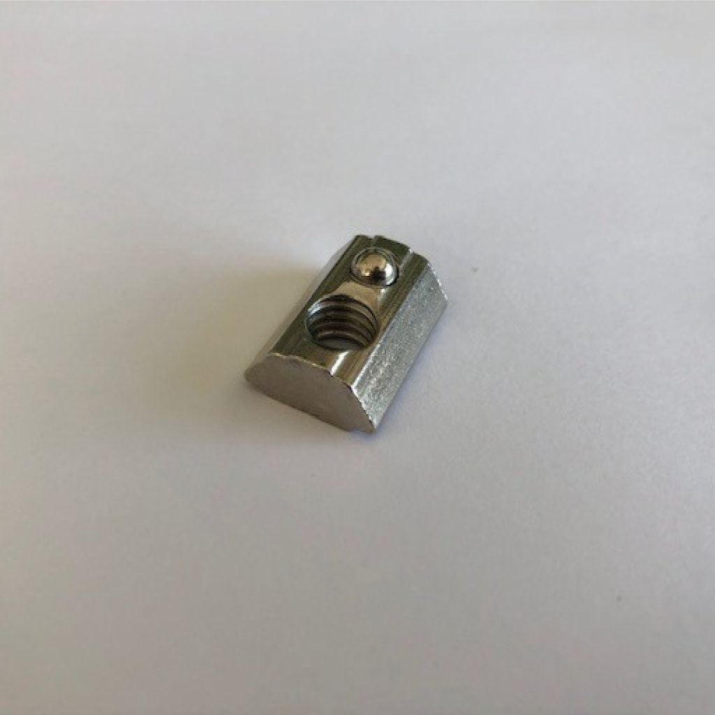 Slide Block Nut With Ball 8mm Slot M4