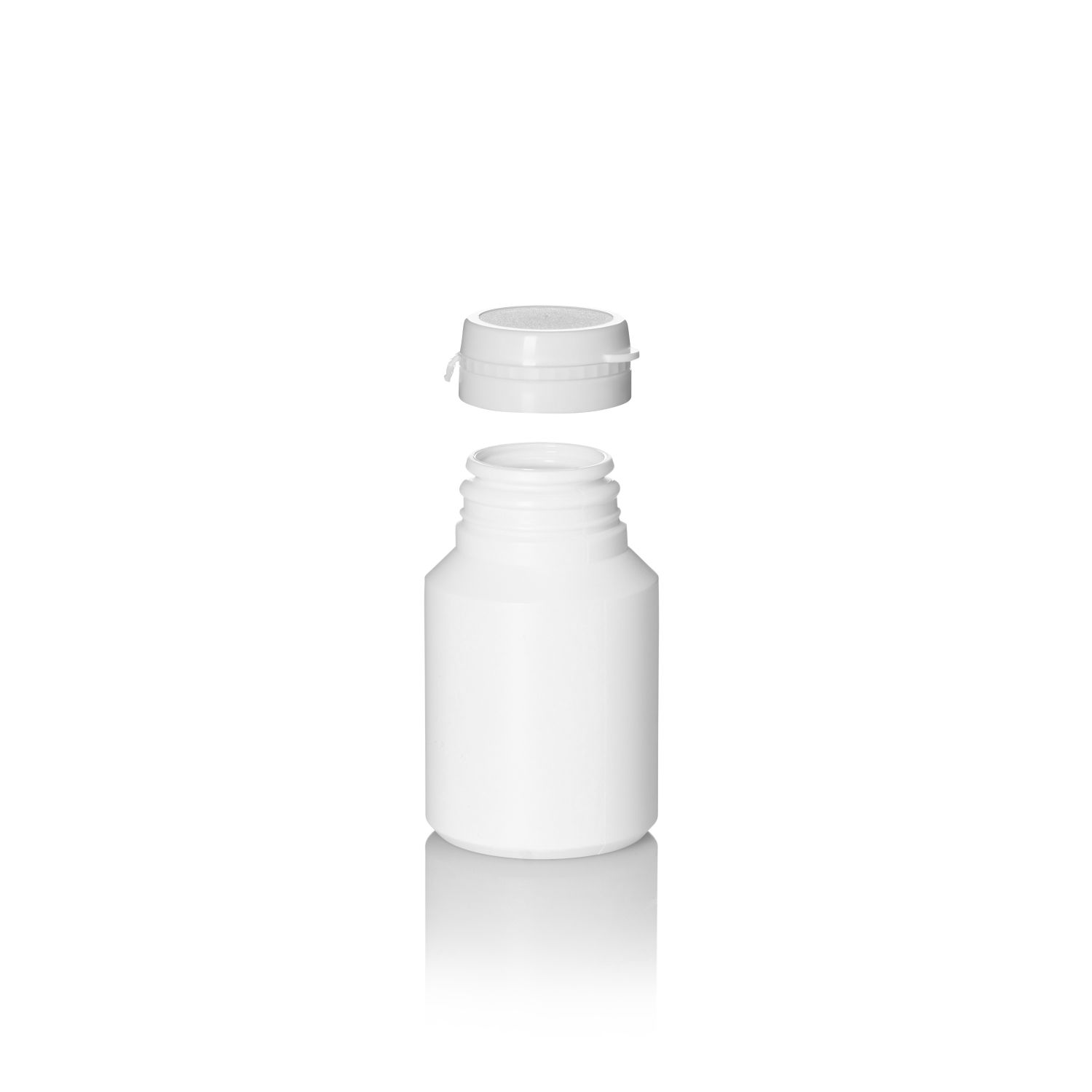 Stockists Of 75ml White PP Tamper Evident Tampertainer Jar