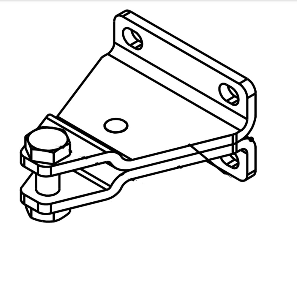 FAAC 63001945 S450 Front Bracket