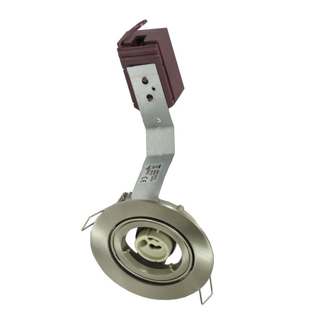 Ansell Die Cast Downlight Adjustable Gimbal Satin Chrome