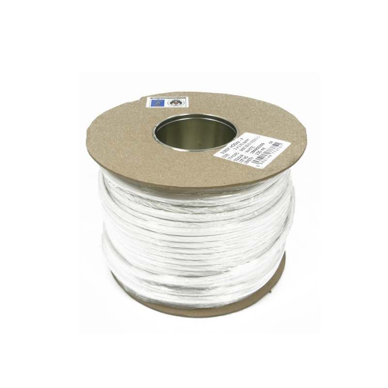 Cable 3182Y 1mm 2 Core White 100M