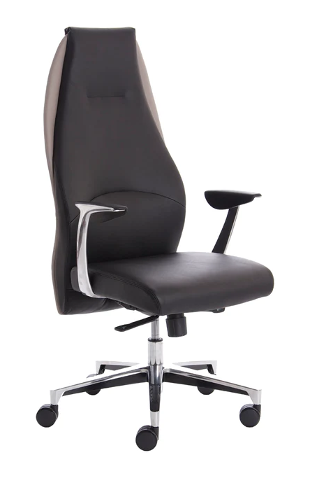 Providers Of Mien High Back Bonded Black Leather Office Chair Huddersfield