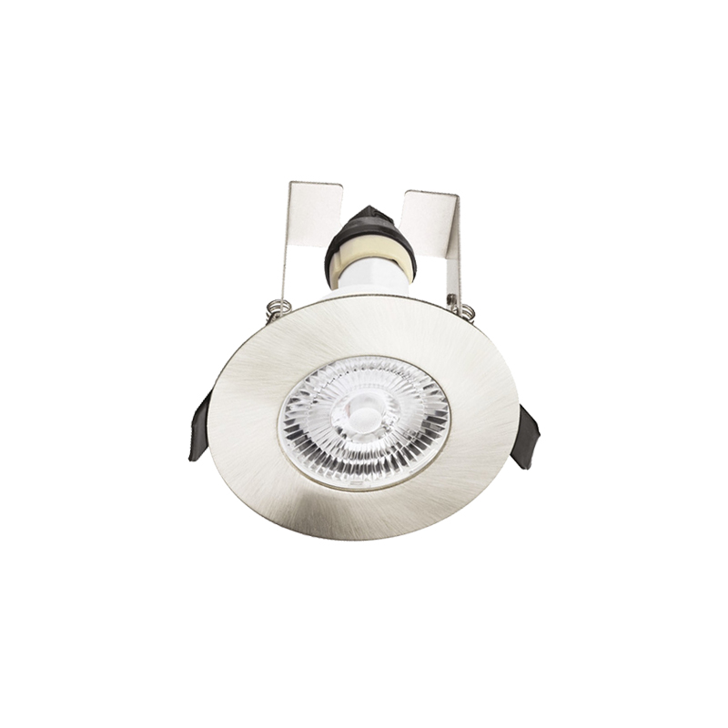 Integral EvoFire Fire Rated Insulation Coverable Downlight Satin Nickel