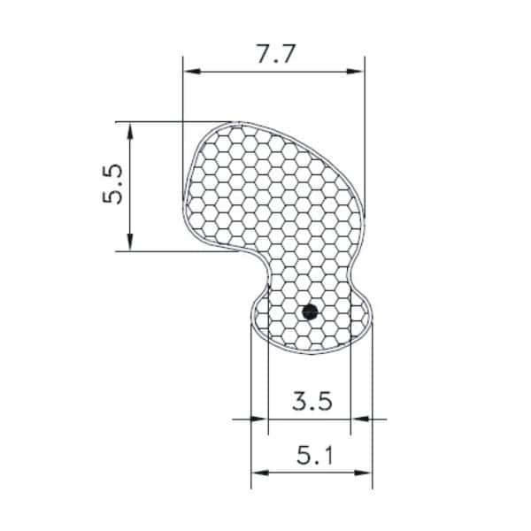 Q-Lon 7307 Foam Weather Seal (White)