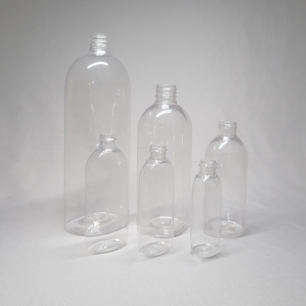 Oval PET Plastic Bottles 50ml, 75ml, 100ml, 250ml, 500ml, 1,000ml
