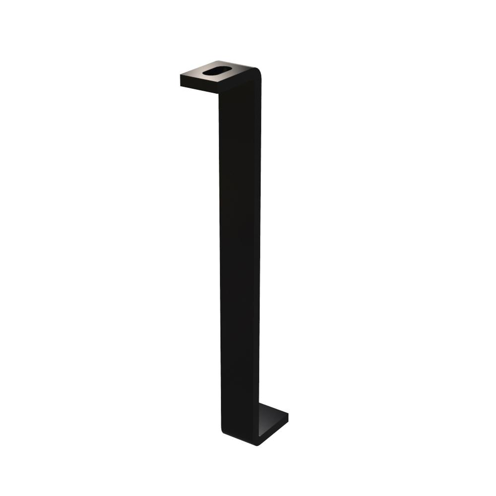 Powder Coated Support Foot - L 300mm30x8mm Flat Bar 50mm Legs 25x12mm slot