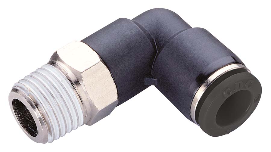 CDC PL&#45;NPT &#45; Swivel Rotating Male Elbow