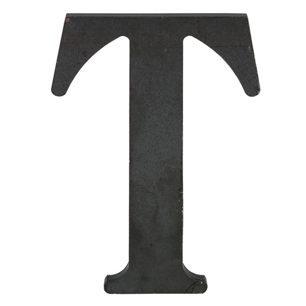 150mm High 6mm Thick Mild Steel Profiled Letter T