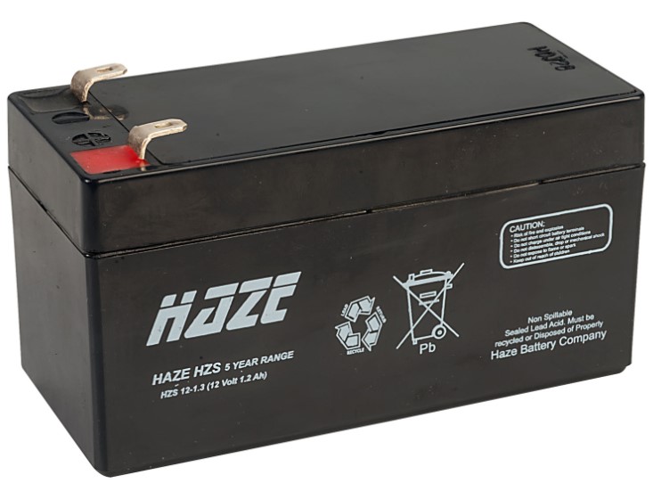 HZS12-1.3, 12 Volt 1.3Ah