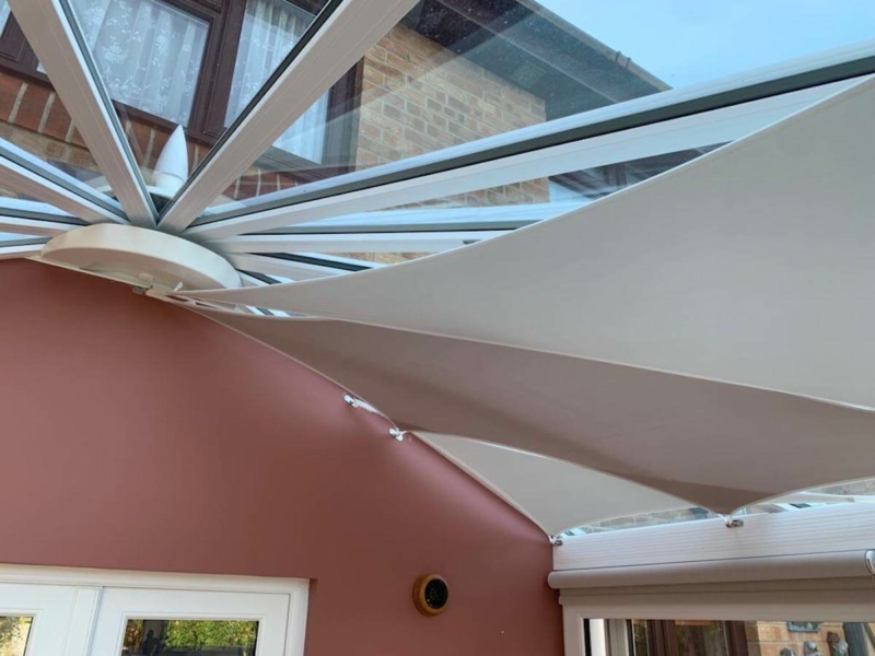 Weather-Resistant Veranda Sail Blinds Durham