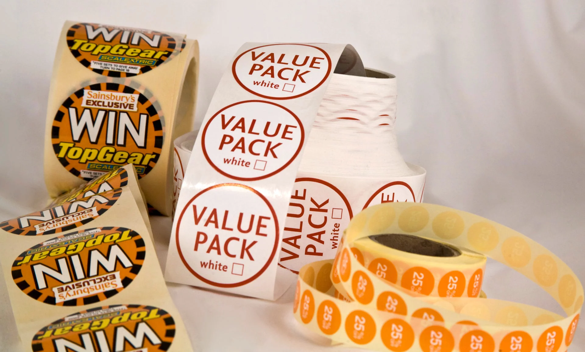 UK Suppliers Of Bespoke Roll Labels For Supermarket Use