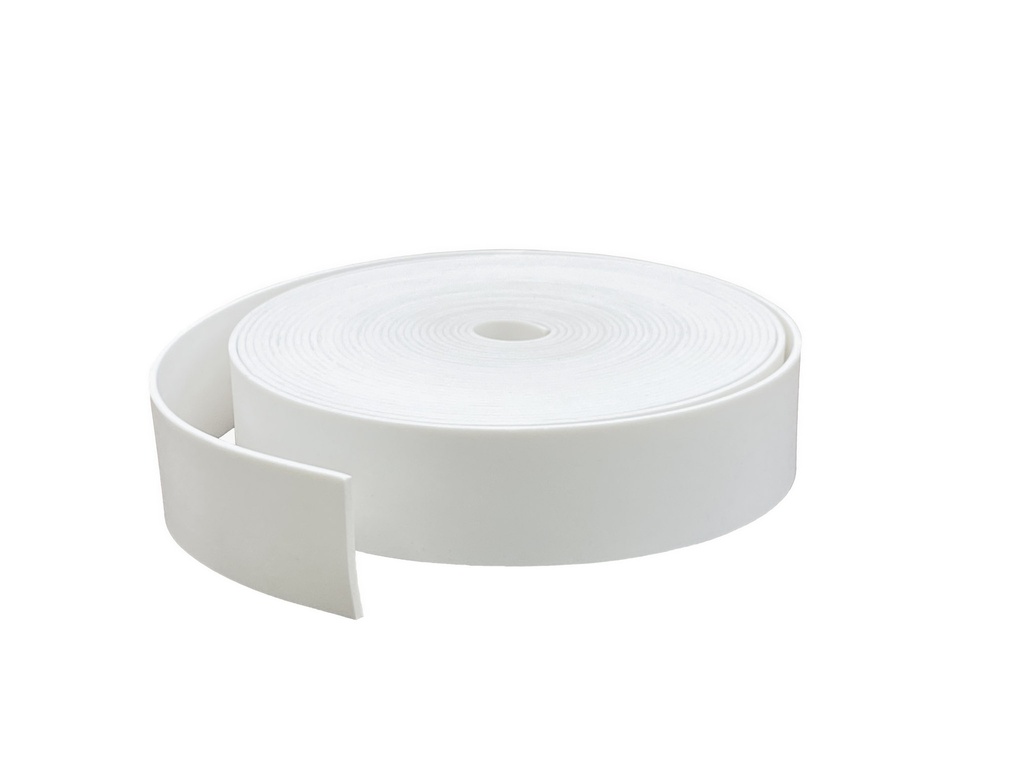 Solid Silicone Rubber Strip 25mm x 1.5mm x 5m
