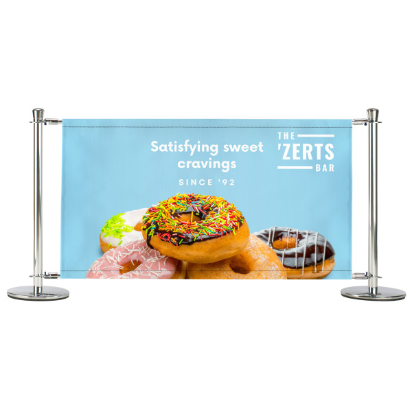 Donuts - Pre-Designed Cafe Barrier Banner