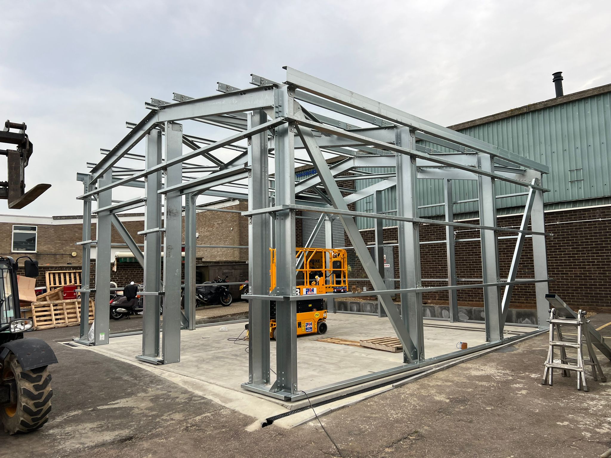 Agricultural Steel Buildings For Open Hay Barn  In Dorset