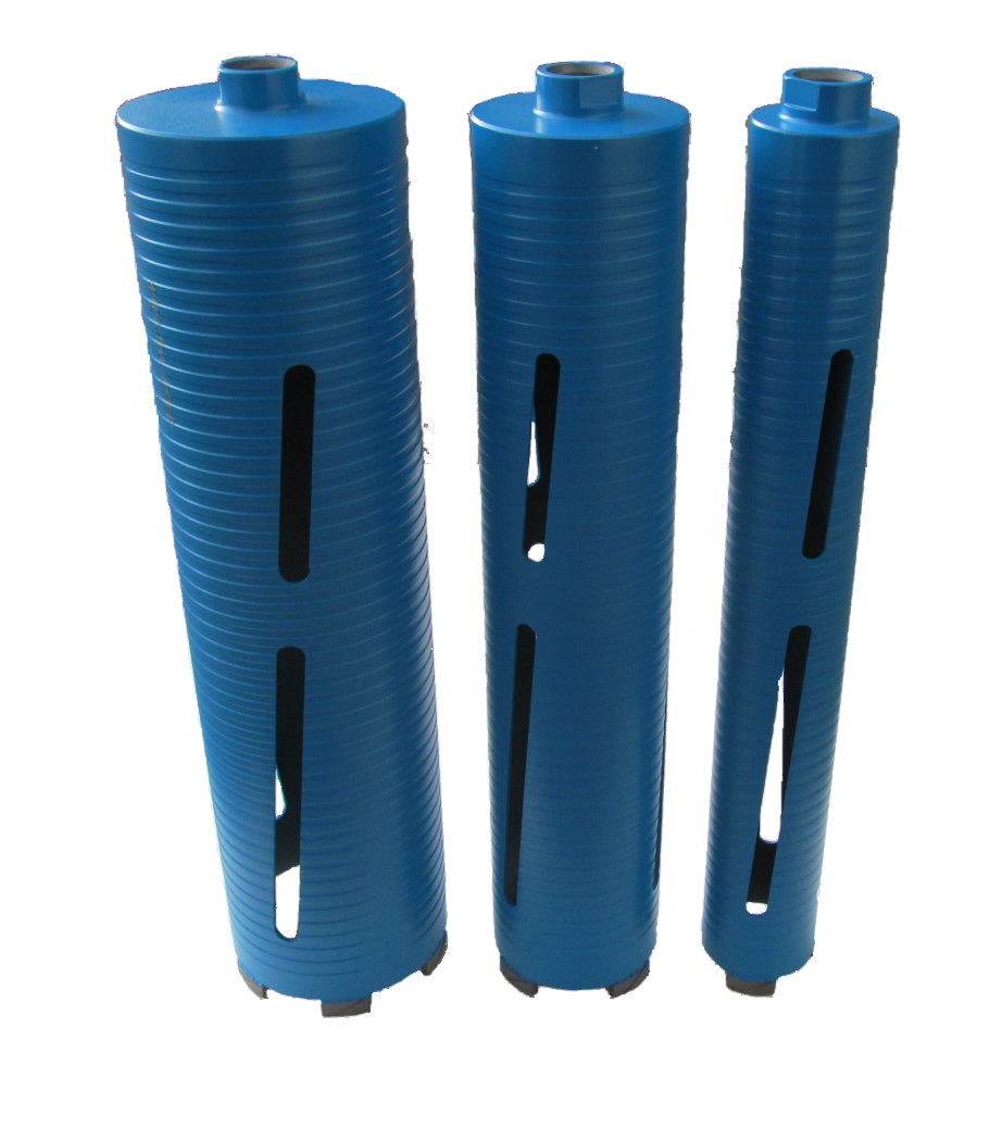 Extended Dry Diamond Core Bits For Deep Walls