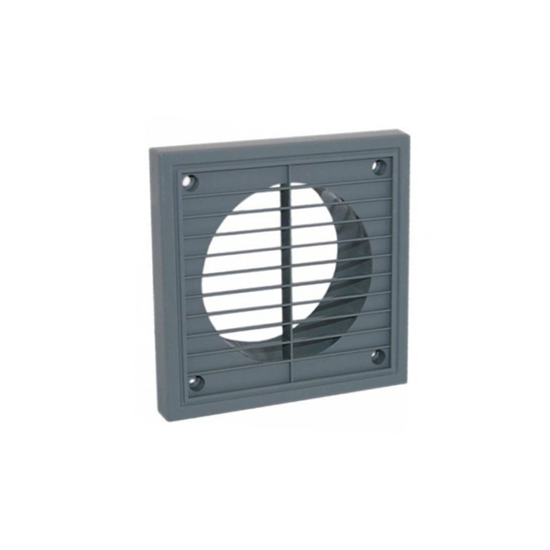 Manrose 150mm 6" Fixed Wall Grille Grey