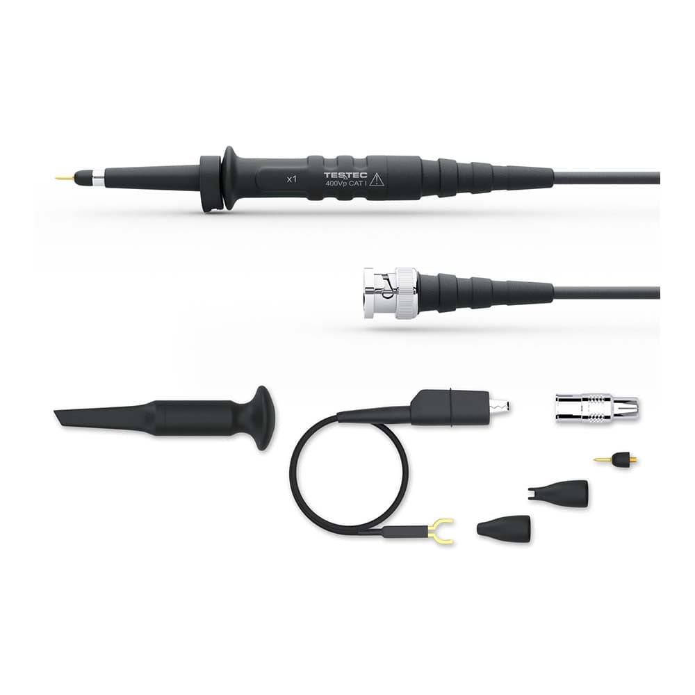 TESTEC TT-LF 300 Series 150MHz Passive Oscilloscope Probe - x1 - 25MHz