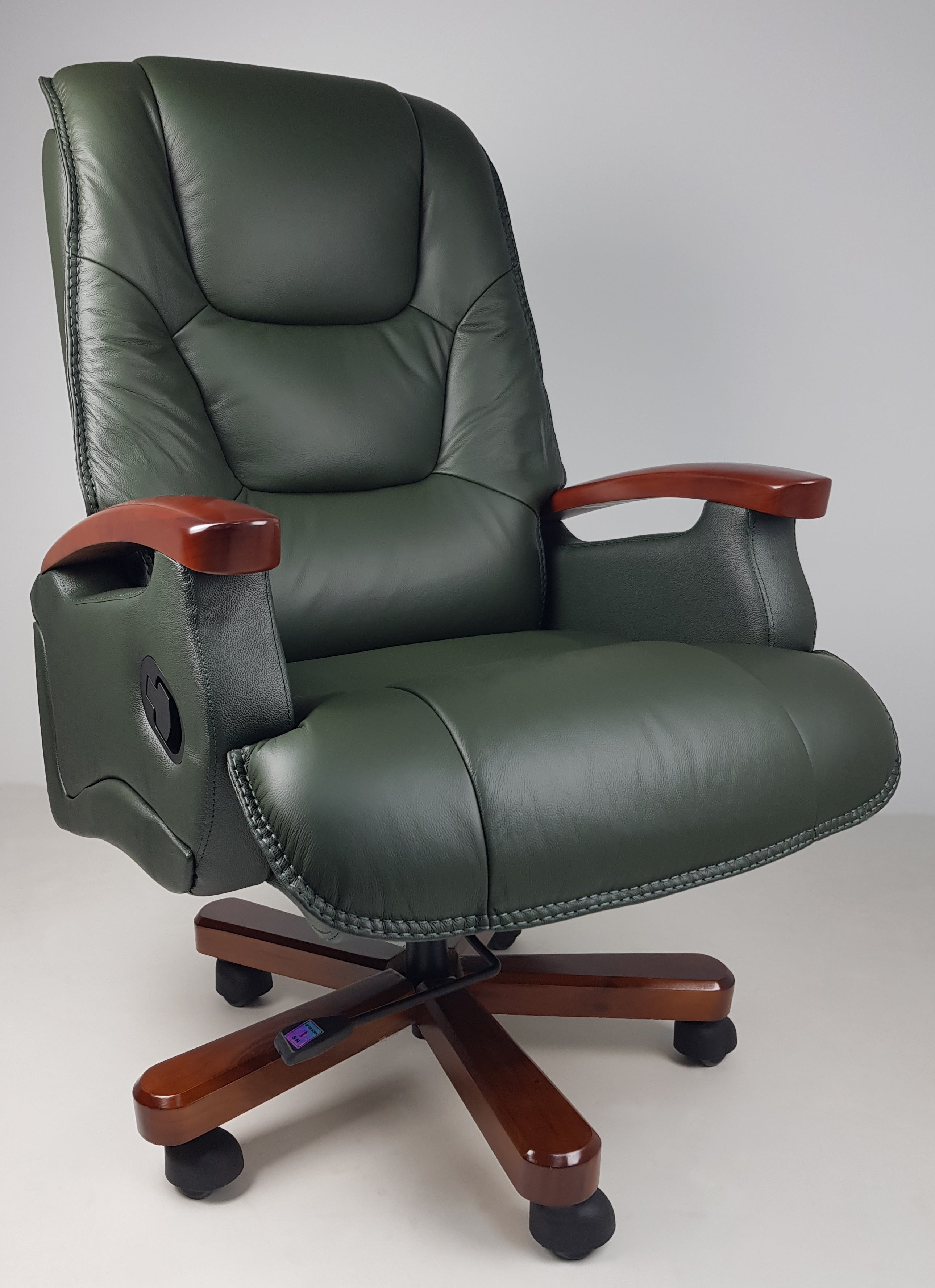 Providers Of Luxury Green Leather Executive Office Chair - A302 North Yorkshire