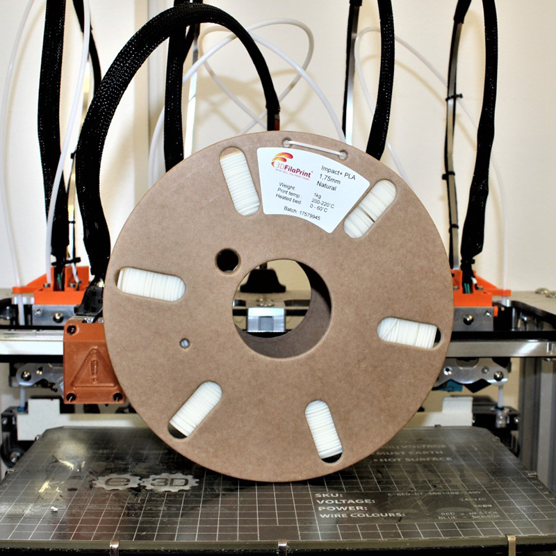 3D FilaPrint IMPACT + PLA Natural 3D printing filament 1.75mm 2.3kg