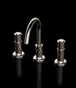 Twist Nickel 3-Piece Deck Basin Tap (47NE)