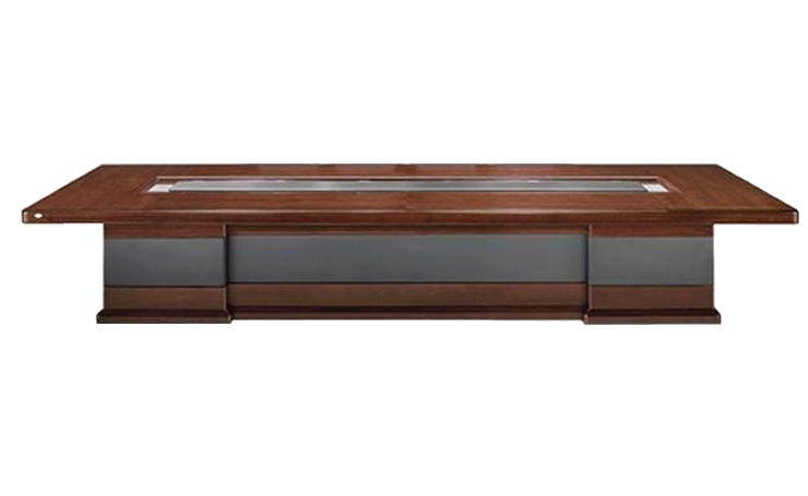 High End Luxury Boardroom Table With Black Leather Detailing - 4000mm / 4200mm / 4400mm / 4600mm / 4800mm / 5000mm / 5200mm MET-UT9C48 Huddersfield