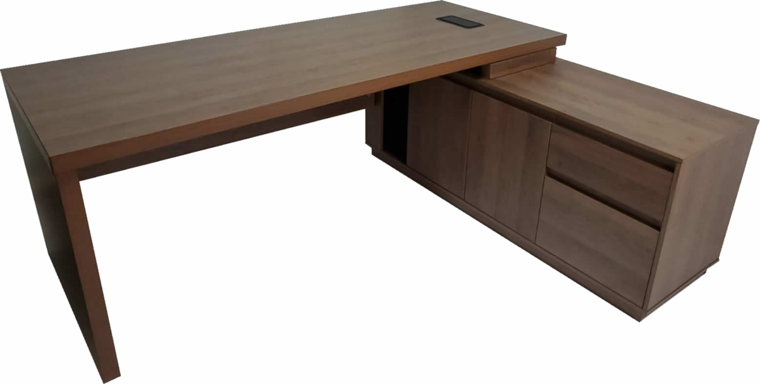 Providers Of Quality Executive Office Right Hand Corner Desk in Walnut - BG856 North Yorkshire