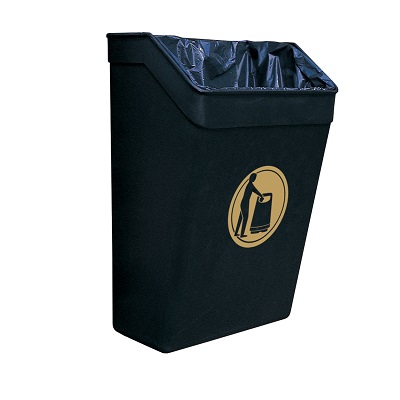 Manufacturers Of Trimline 25&#8482; Litre Open Top Litter Bin & Express Delivery
                                    
	                                    Wall Mounted with Moulded Plastic Liner