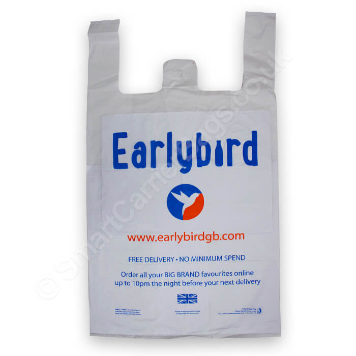 UK Specialists in T-Shirt Plastic Bags