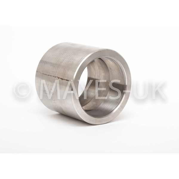 3/4" 6000 (6M) BSPT           
Full Coupling
A182 316/316L Stainless Steel
Dimensions to ASME B16.11