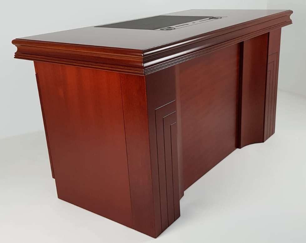 Providers Of GRA-UBA141-1400mm - Executive Home Office Desk In Mahogany Veneer