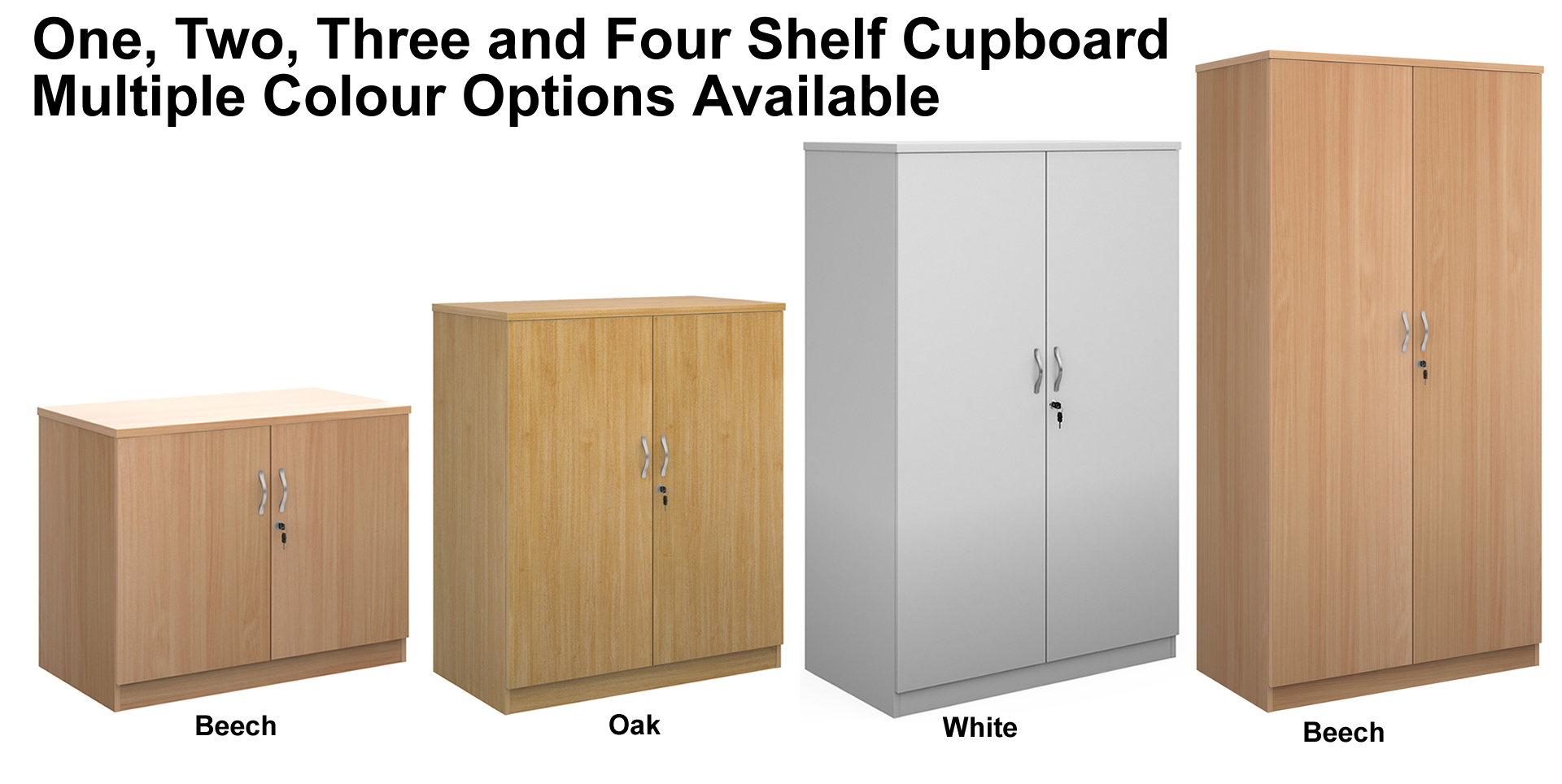 Providers Of Deluxe One, Two, Three or Four Shelf 1020mm Wide Cupboard UK