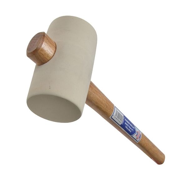 Faithfull Rubber Mallet - White 794g (28oz)