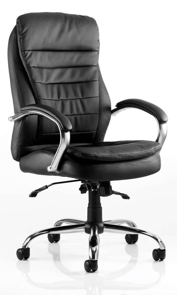 Rocky Black Bonded Leather Office Chair North Yorkshire