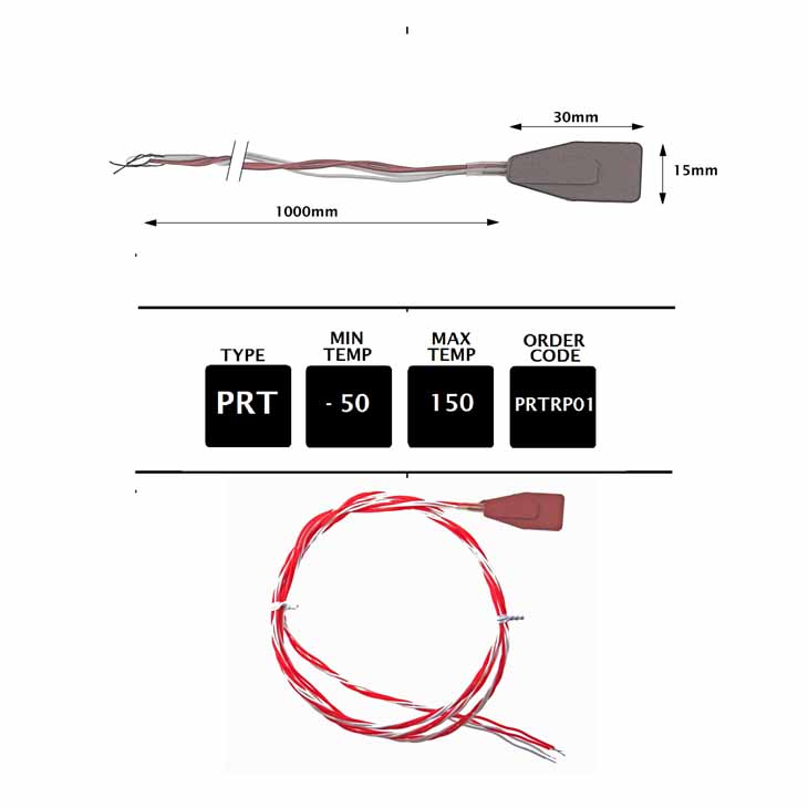 Providers Of PRTRP01 -  Rubber Patch Probe 1m 4 Wire Si PT100