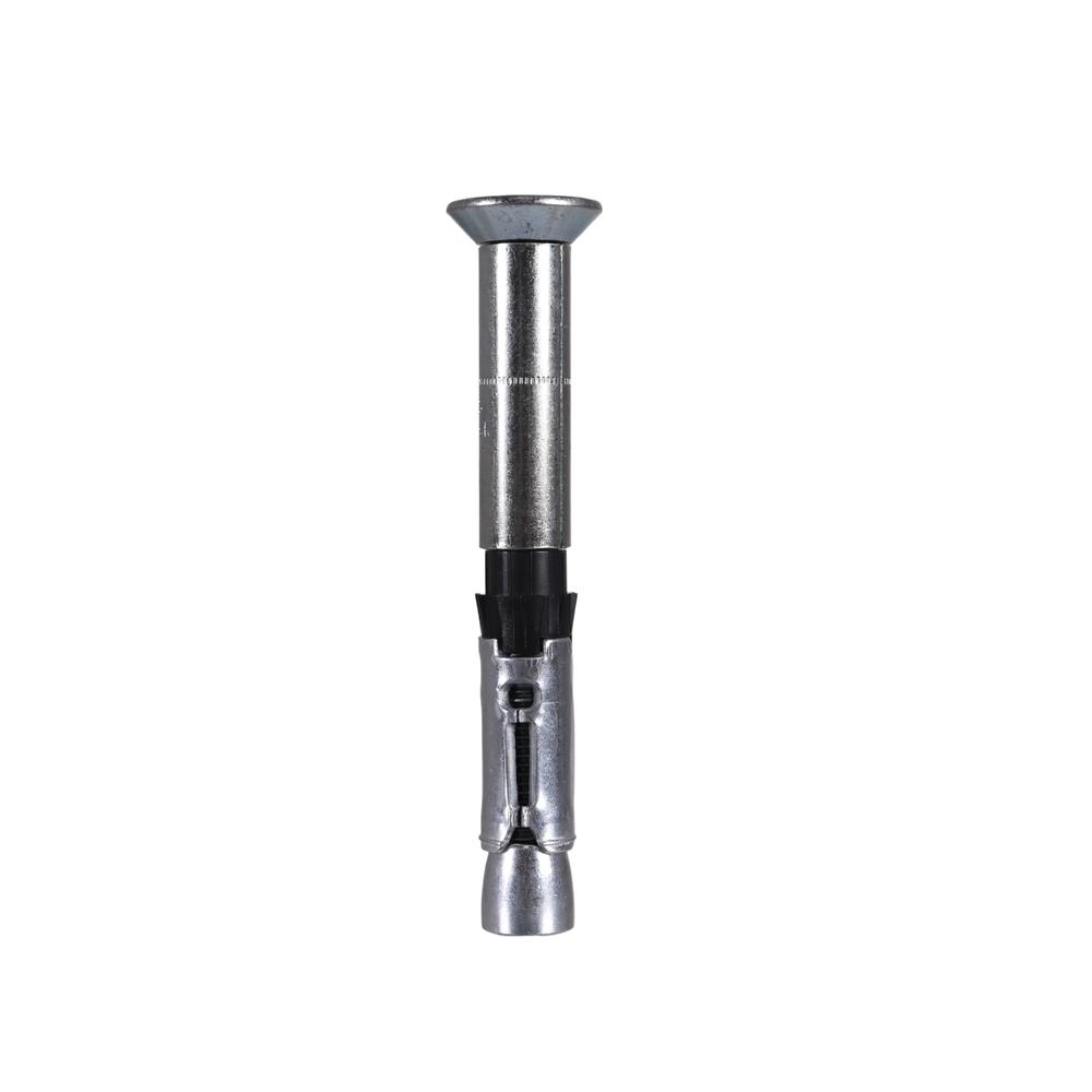 M6 x 80mm Heavy Duty Countersunk AnchorZinc and Clear Passivated - Rawlplug