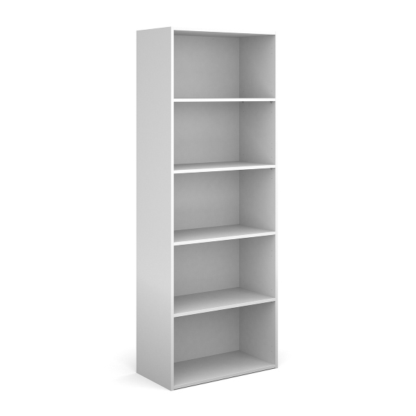 Contract Bookcase with 4 Shelves - White