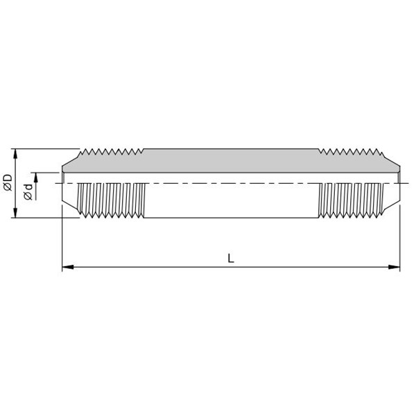 3/8" 30000 PSI Nipple 316 Stainless Steel Sour Gas Service Fitting