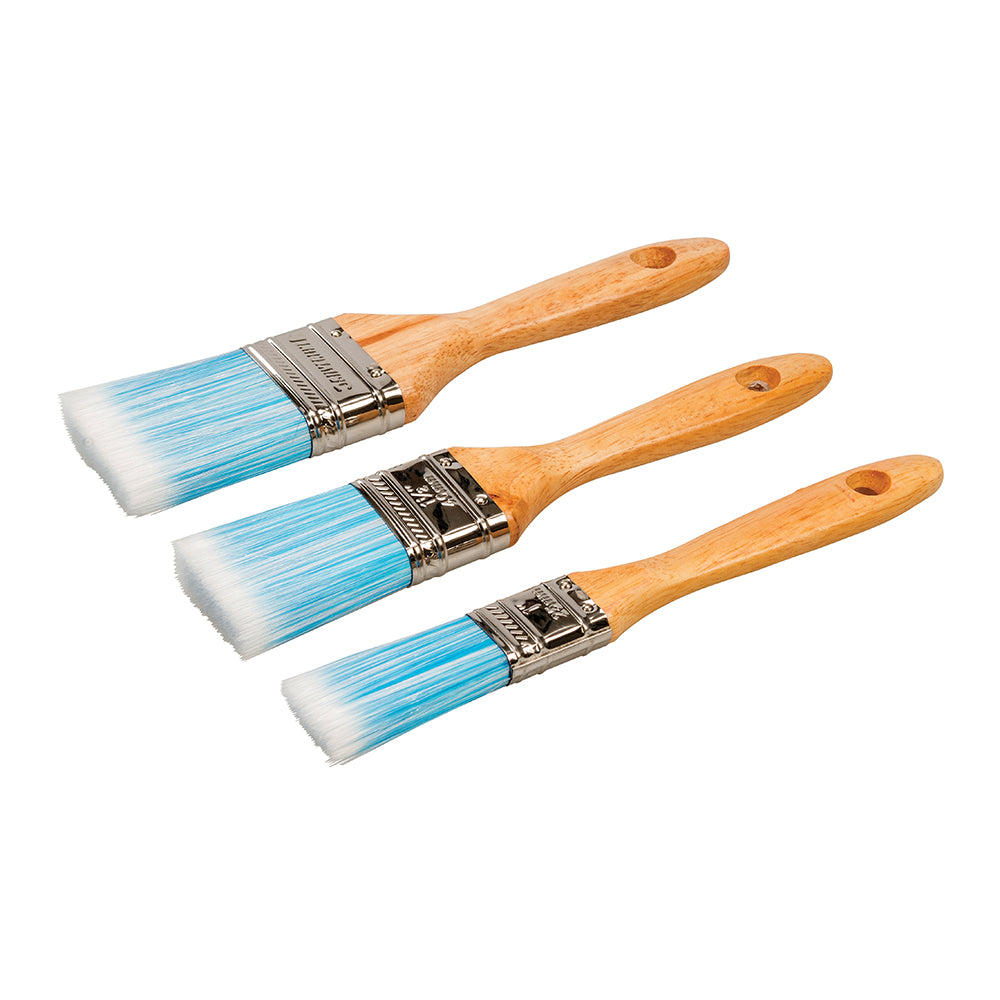 Silverline 675077 Synthetic Brush Set 25, 40 & 50mm