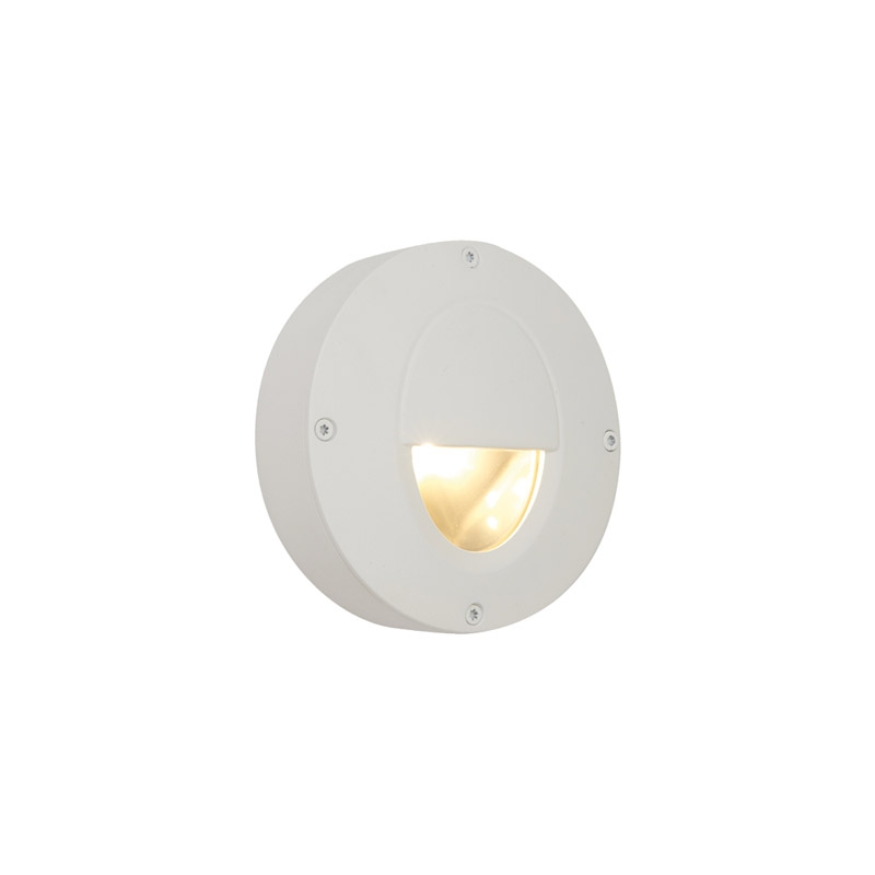 Ansell Calisto White LED Surface Low Level Wall Light