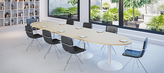 Providers of Chrome Metal Conference Room Furniture