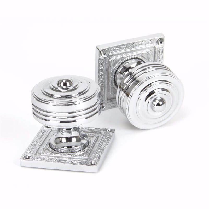 Anvil 90292 Pol. Chrome Mortice Knob Set