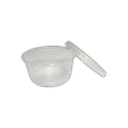 Delipot microwaveable and lid 12oz - CD121X cased 500 For Catering Industry