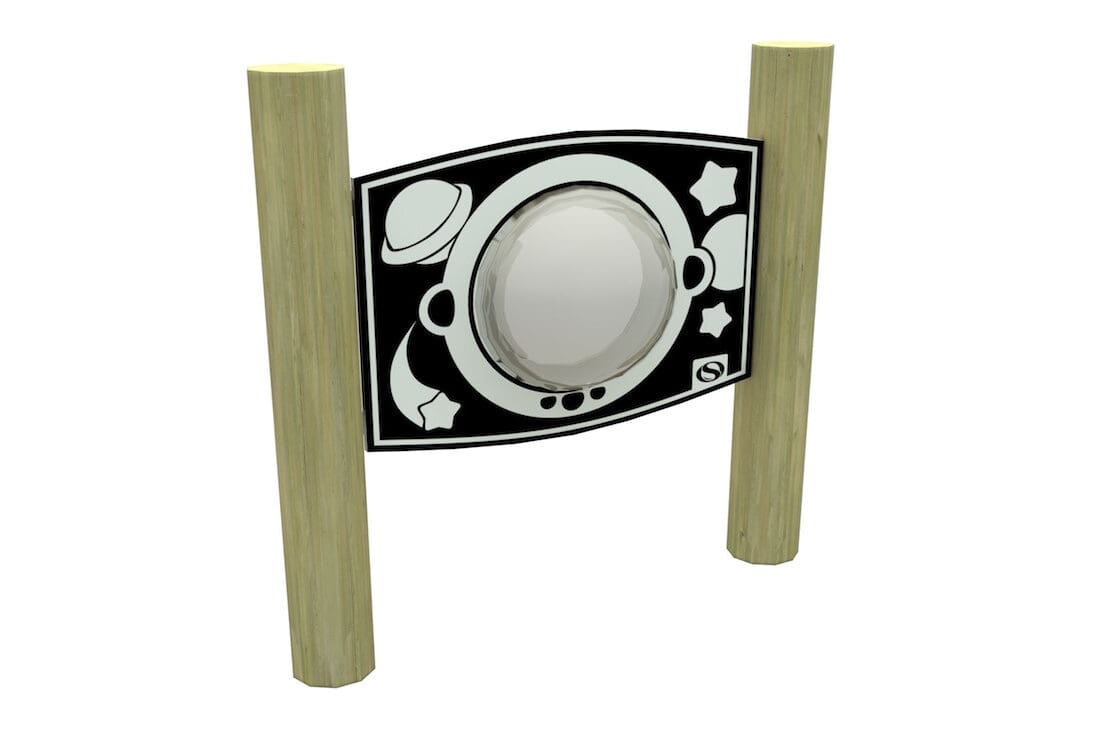 Space Helmet Panel with 2x posts