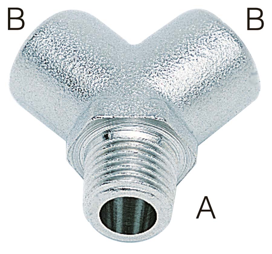 AIGNEP Equal Y Piece BSPT Male &#47; BSPP Female