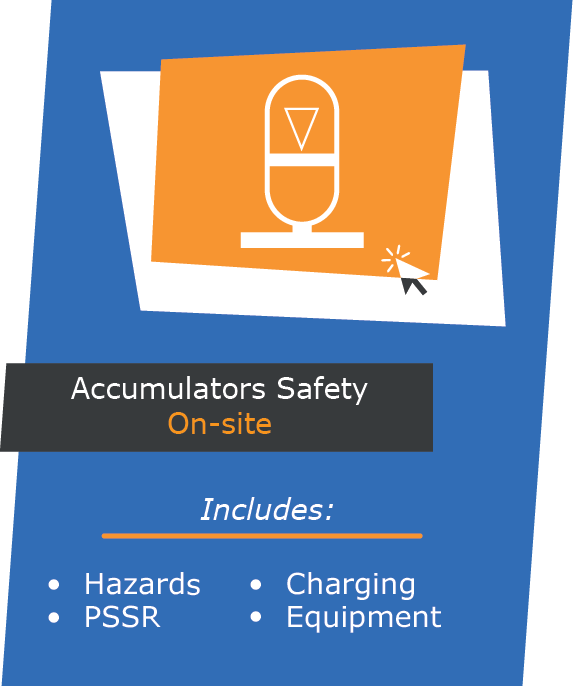 Providers of On-Site Gas Charge Accumulator Safety Training