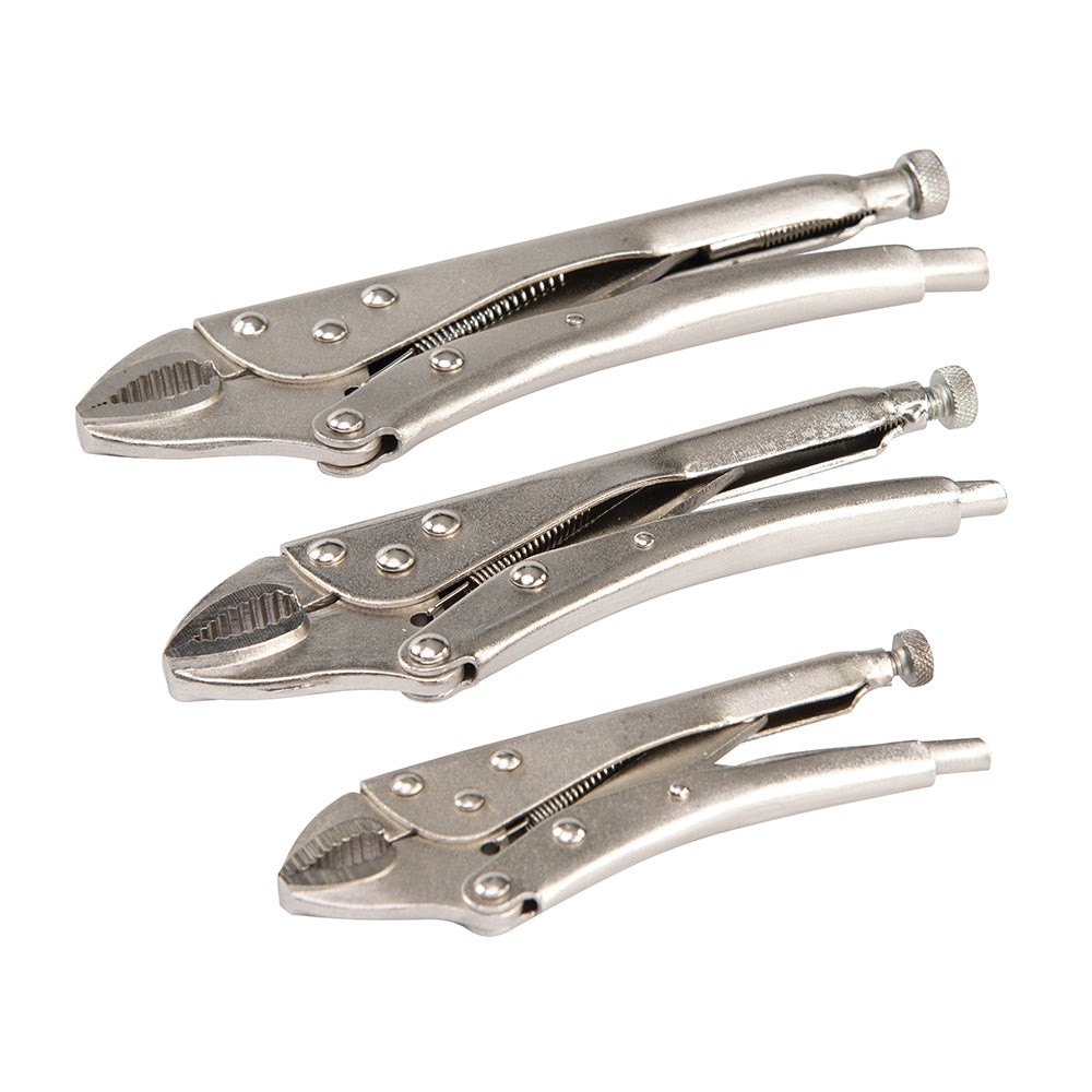 Silverline PL109 Self Locking Pliers Set 3pce 3pce