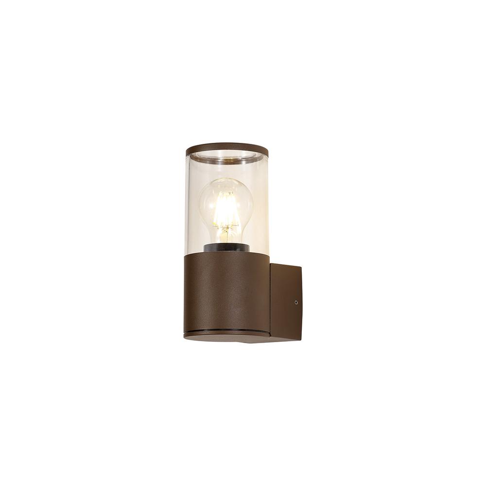 Luxuria Rhapsody Wall Light E27 IP54 Matt Brown/Clear